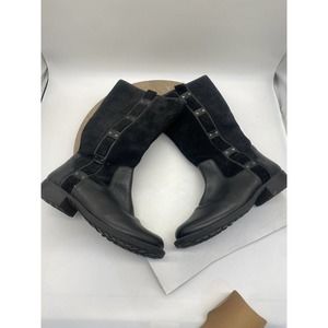 Nurture Womens Dericka Riding Boots Round Toe Suede Leather Tan Size 7.5 M